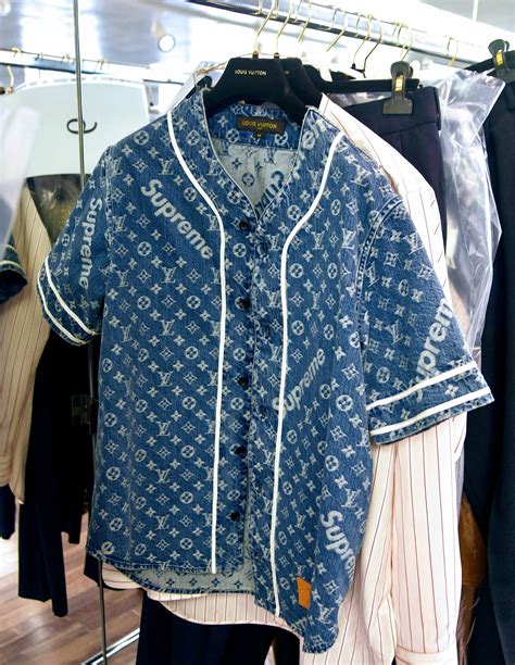 louis vuitton supreme denim shirt replica|louis vuitton supreme foulard.